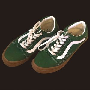 Vans Old Skool in Greener Pastures with Gum Sole Men’s 7 Women’s 8.5